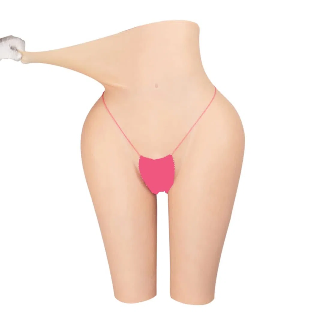 XSWL Silikon Full Hip Pants Sexy Gesäß Dickes Hüftpolster Hip Up Enhancer Crossdresser Verdicken 4,6 cm Transgender Panty
