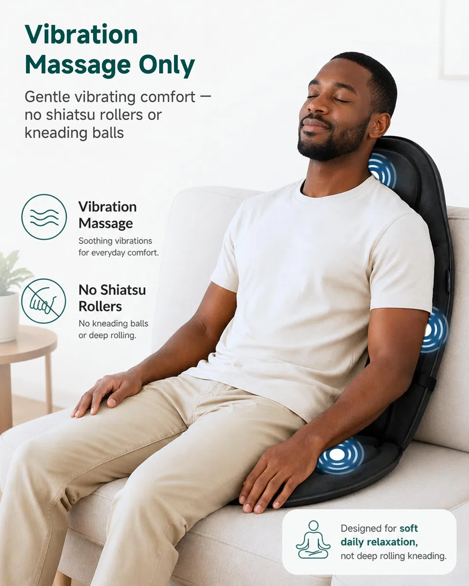 Snailax Massageauflage mit Wärme