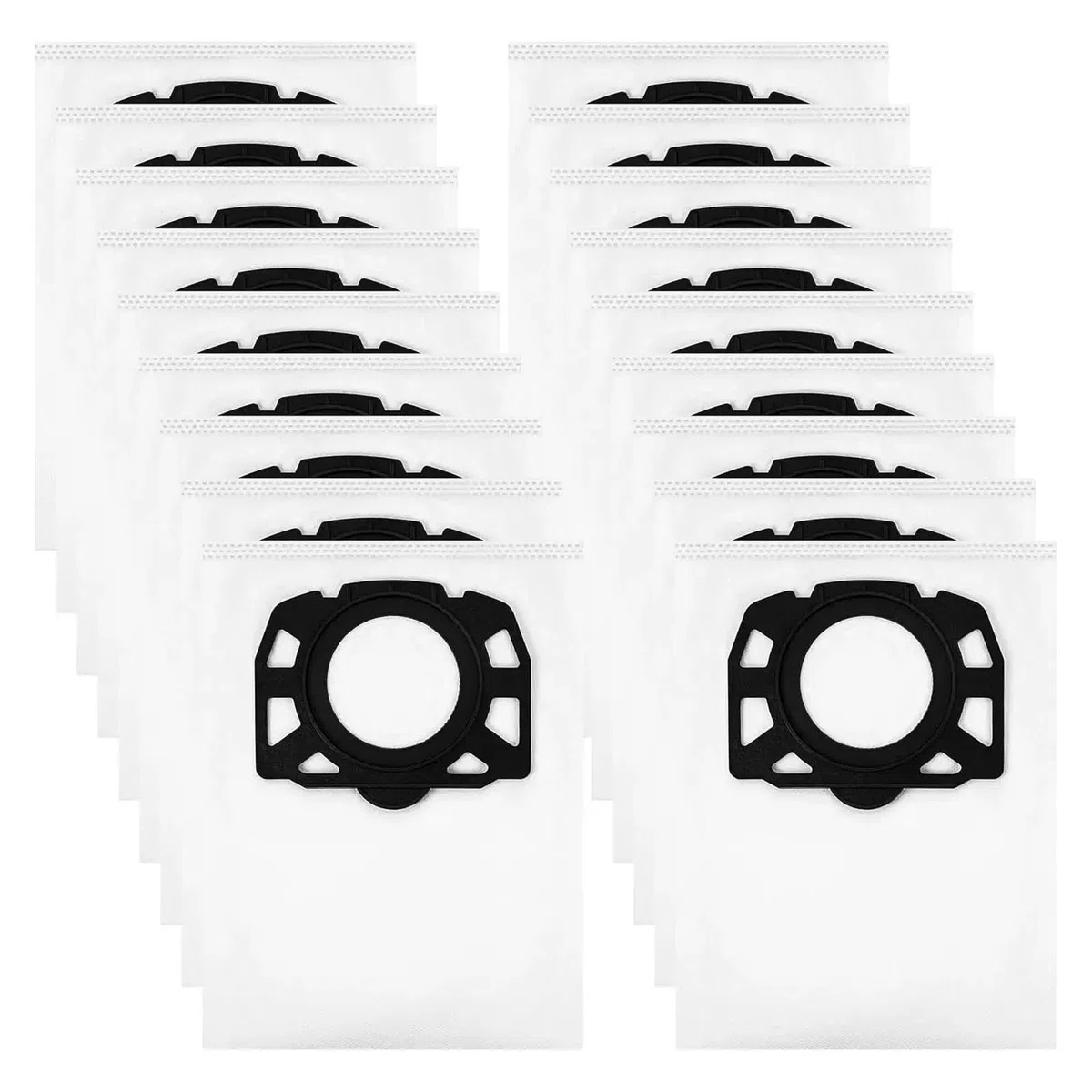 Staubsaugerbeutel für Kärcher 2.863-314,0 KFI 357, WD 2 Plus, WD 3, WD3S, KWD 1, KWD 2, KWD 3, MV 3, SE 4001, SE 4002 Staubsaugerroboter (18 Staubbeutel)