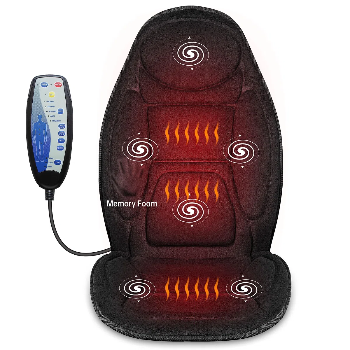 Snailax Massageauflage mit Wärme